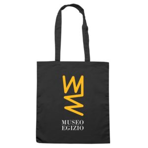 Shopper con logo giallo
